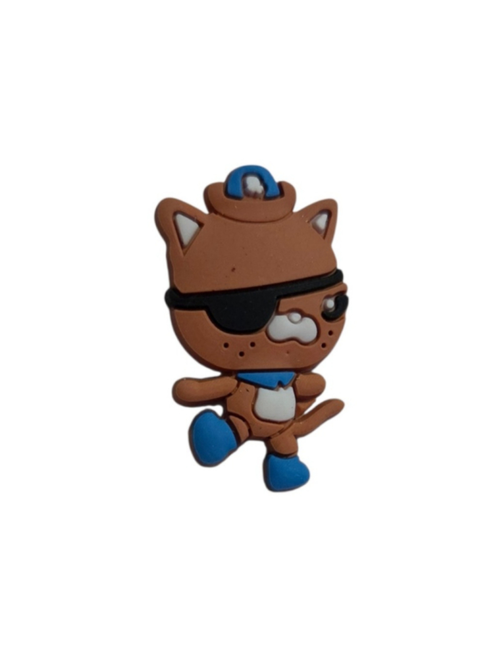 Kids Octonauts Kwazii Kitten Cat Shoe Charm One Size Brown Blue